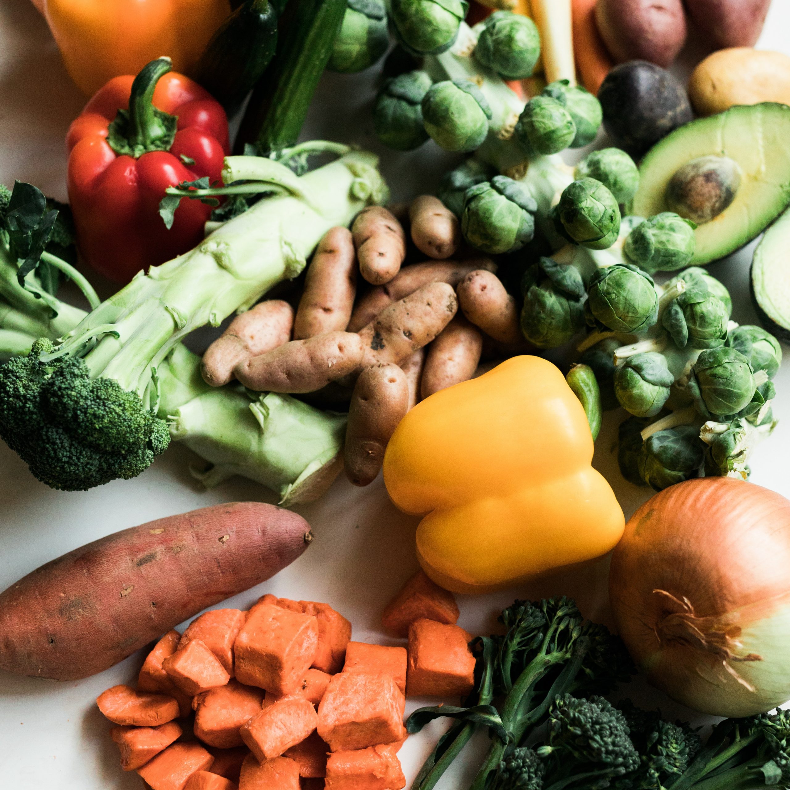 Female Personal Trainer La Jolla, assortment of vegetables we recommend as our nutrition plan